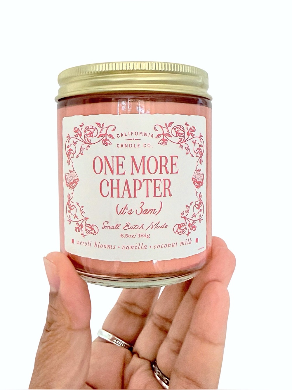 Leoben Company 'One More Chapter' It’s 3 a.m. Pink Scented Candle
